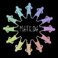 Matilda Musical Theatre Gradient Colour Circle Mesh Reversible Basketball Jersey Tank