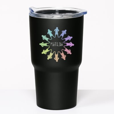 Matilda Musical Theatre Gradient Colour Circle Tumbler