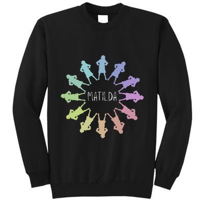 Matilda Musical Theatre Gradient Colour Circle Tall Sweatshirt