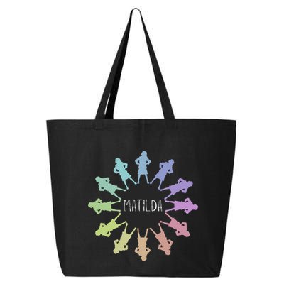 Matilda Musical Theatre Gradient Colour Circle 25L Jumbo Tote