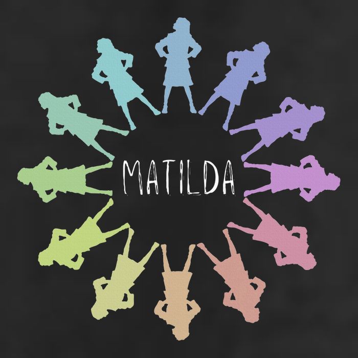 Matilda Musical Theatre Gradient Colour Circle 25L Jumbo Tote