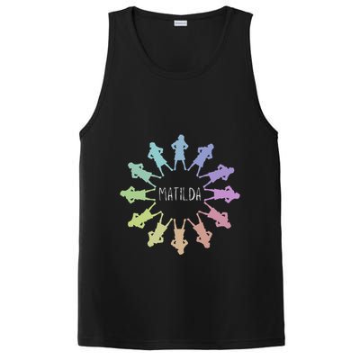 Matilda Musical Theatre Gradient Colour Circle PosiCharge Competitor Tank