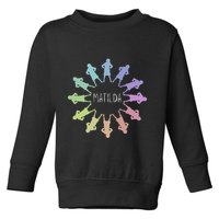 Matilda Musical Theatre Gradient Colour Circle Toddler Sweatshirt