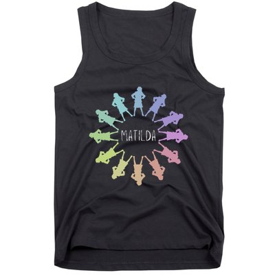Matilda Musical Theatre Gradient Colour Circle Tank Top
