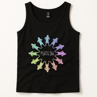 Matilda Musical Theatre Gradient Colour Circle Tank Top