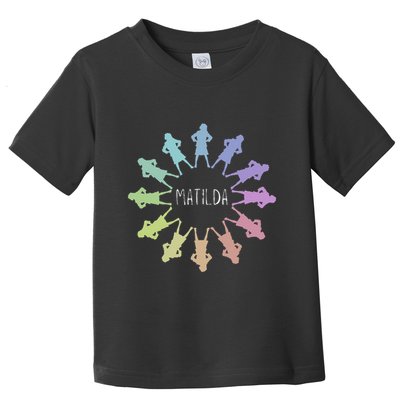 Matilda Musical Theatre Gradient Colour Circle Toddler T-Shirt