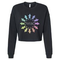 Matilda Musical Theatre Gradient Colour Circle Cropped Pullover Crew