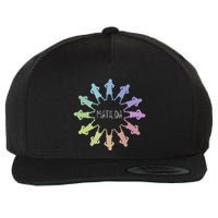 Matilda Musical Theatre Gradient Colour Circle Wool Snapback Cap