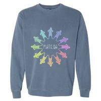 Matilda Musical Theatre Gradient Colour Circle Garment-Dyed Sweatshirt