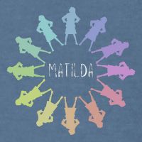 Matilda Musical Theatre Gradient Colour Circle Garment-Dyed Sweatshirt