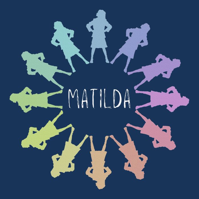 Matilda Musical Theatre Gradient Colour Circle Infant Baby Jersey Bodysuit