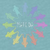 Matilda Musical Theatre Gradient Colour Circle Sueded Cloud Jersey T-Shirt