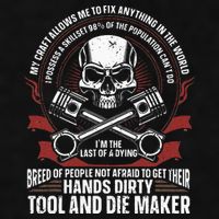 Machining Machinist Tool And Die Maker Ladies PosiCharge Tri-Blend Wicking Tank