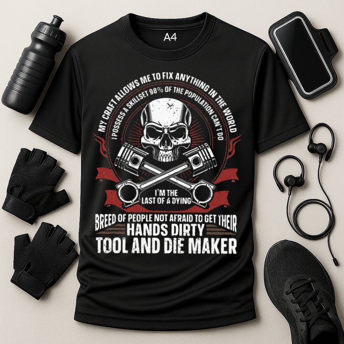 Machining Machinist Tool And Die Maker Performance Shirt