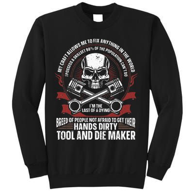 Machining Machinist Tool And Die Maker Sweatshirt