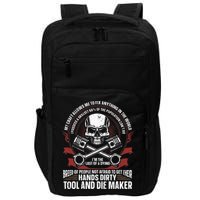 Machining Machinist Tool And Die Maker Impact Tech Backpack