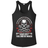 Machining Machinist Tool And Die Maker Ladies PosiCharge Competitor Racerback Tank