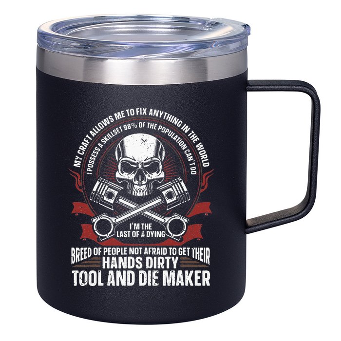 Machining Machinist Tool And Die Maker 12oz Stainless Steel Coffee Mug