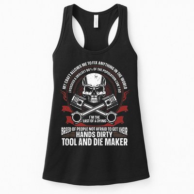 Machining Machinist Tool And Die Maker Womens Tank Top