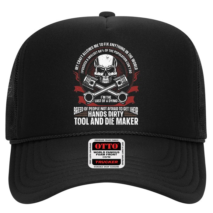 Machining Machinist Tool And Die Maker Trucker Hat