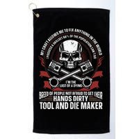 Machining Machinist Tool And Die Maker Golf Towel