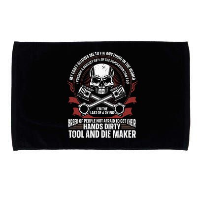 Machining Machinist Tool And Die Maker Microfiber Hand Towel