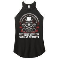 Machining Machinist Tool And Die Maker Women's Perfect Tri Rocker Tank