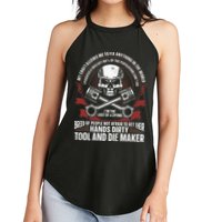 Machining Machinist Tool And Die Maker Women's Perfect Tri Rocker Tank