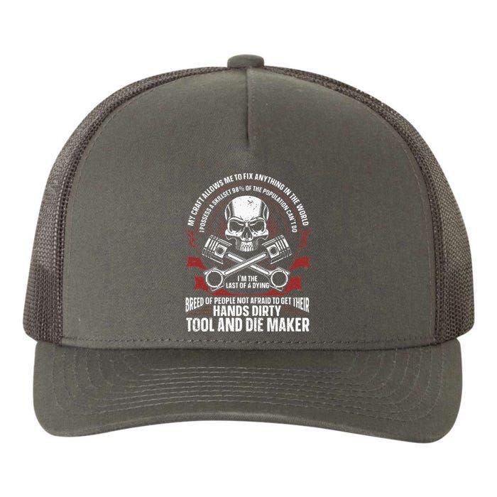 Machining Machinist Tool And Die Maker Yupoong Adult 5-Panel Trucker Hat