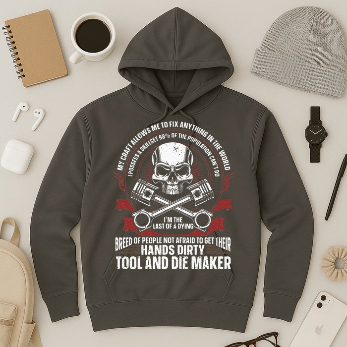 Machining Machinist Tool And Die Maker Hoodie