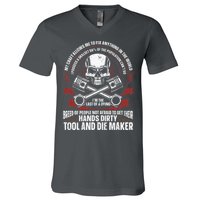 Machining Machinist Tool And Die Maker V-Neck T-Shirt