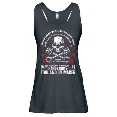 Machining Machinist Tool And Die Maker Ladies Essential Flowy Tank