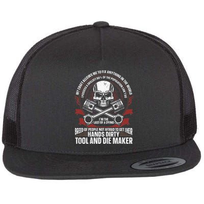 Machining Machinist Tool And Die Maker Flatbill Hat
