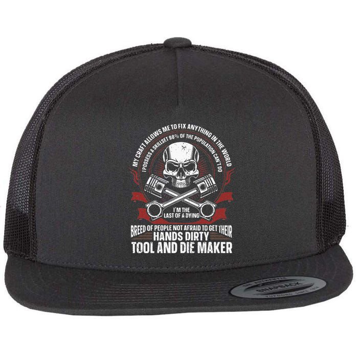 Machining Machinist Tool And Die Maker Flatbill Hat