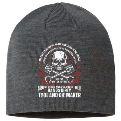 Machining Machinist Tool And Die Maker Sustainable Beanie