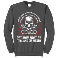 Machining Machinist Tool And Die Maker Tall Sweatshirt