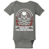 Machining Machinist Tool And Die Maker Baby Bodysuit