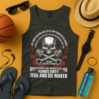 Machining Machinist Tool And Die Maker Tank Top