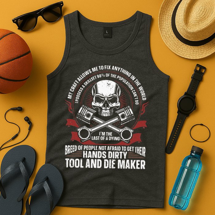 Machining Machinist Tool And Die Maker Tank Top