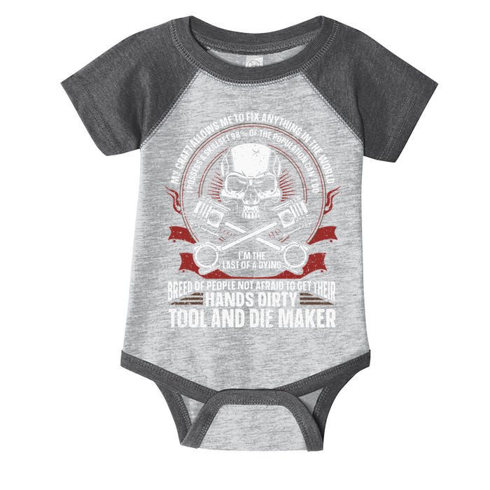 Machining Machinist Tool And Die Maker Infant Baby Jersey Bodysuit