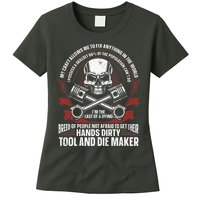 Machining Machinist Tool And Die Maker Womens T-Shirt