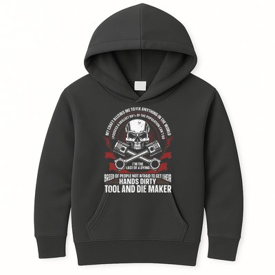Machining Machinist Tool And Die Maker Kids Hoodie