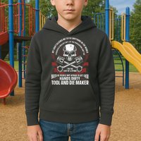 Machining Machinist Tool And Die Maker Kids Hoodie