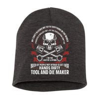 Machining Machinist Tool And Die Maker Short Acrylic Beanie