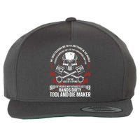Machining Machinist Tool And Die Maker Wool Snapback Cap
