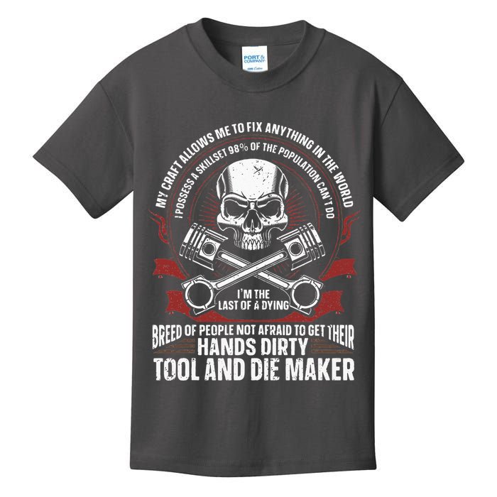 Machining Machinist Tool And Die Maker Kids T-Shirt