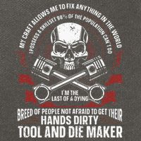 Machining Machinist Tool And Die Maker Cotton Canvas Backpack