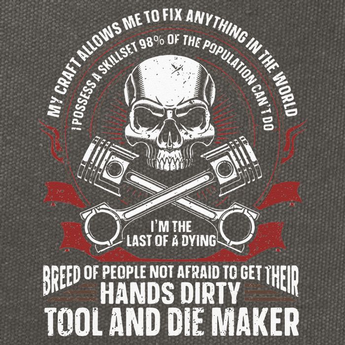 Machining Machinist Tool And Die Maker Cotton Canvas Backpack