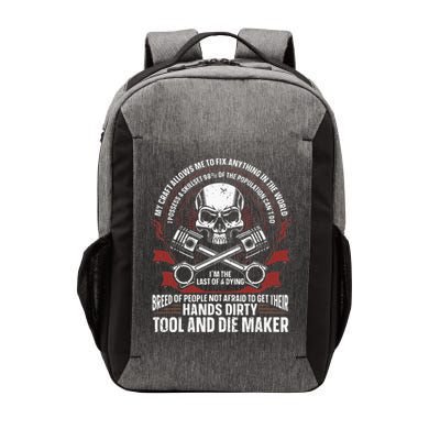 Machining Machinist Tool And Die Maker Vector Backpack