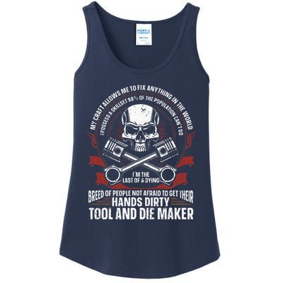 Machining Machinist Tool And Die Maker Ladies Essential Tank